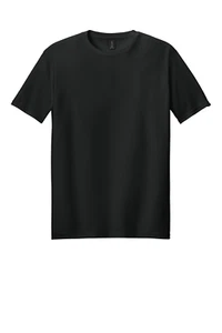 T-shirt Gildan Softstyle® piccola nera - vuota - Foto 1 di 2