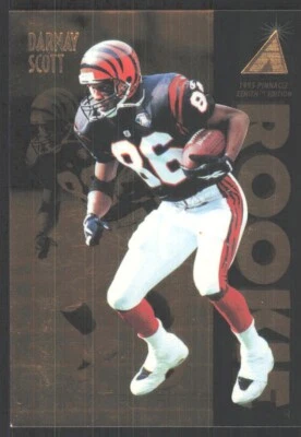 1995 Pinnacle Zenith Darnay Scott Rookie Cincinnati Bengals #Z140 - Image 1 of 2