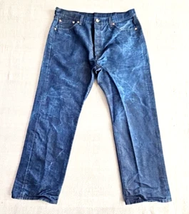 Levi's Jeans Men's W38 L32 501 Dark Wash 8% Metallic Thread PC9-00501-2749 - Picture 1 of 21