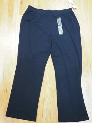 NWT! ANNE KLEIN Sport Navy  High Rise Pants Sz 2X - Imagem 1 de 4