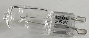 Frigidaire Electrolux  318946500 G9 120V 25W  Microwave Halogen Bulb - 5 Pack - Imagen 1 de 5