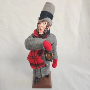 Figura Simpich Personaje Muñeca Linterna Hombre Caroler Abrigo Gris 1987 De Colección COMO ESTÁ - Imagen 1 de 11