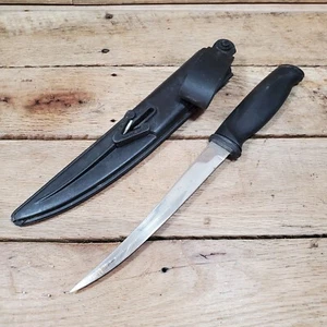 Fiskars Stainless USA W Black Sheath Fish Knife #2 - Imagen 1 de 5