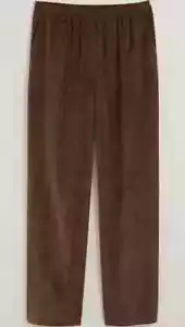 Alfred Dunner Gr. 18 Prop mittelbraun elastische Taille Cord Überziehhose Neu mit Etikett - Bild 1 von 1