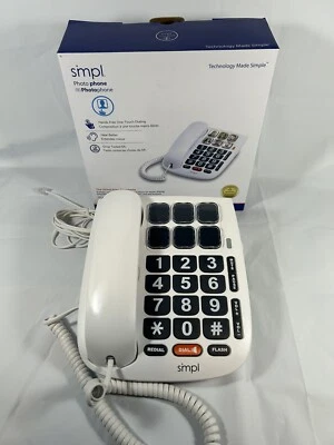 Teléfono fotográfico simple HD teléfono amplificado botones grandes marcación con un solo toque 56010 Foto 1 de 4