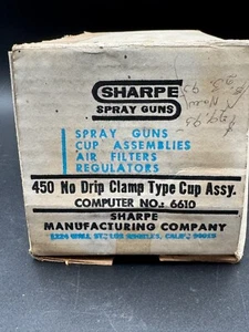 NEW Sharpe spray gun cup assembly no. 450 - Picture 1 of 8