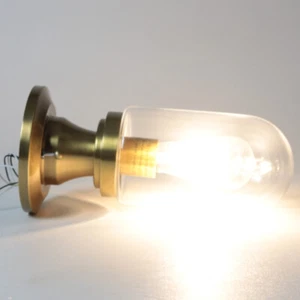 Mitzi Clara 1-Light Aged Brass Semi Flush Mount H124601-AGB - Picture 1 of 18
