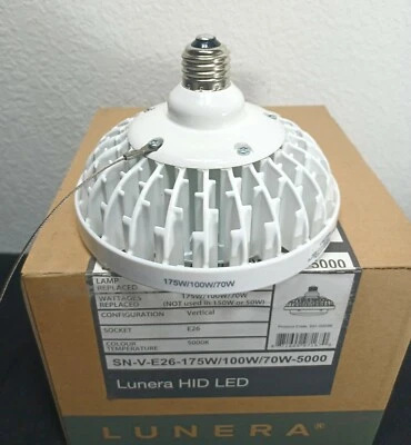 NEW Lunera E26 HID LED, MH Replacement / Retrofit Light / Lamp (Warehouse) - Image 1 of 2