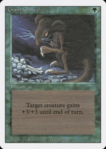 4 Giant Growth 4x x4 - LP - Überarbeitete Ausgabe - SPARROW MAGIC mtg - Bild 1 von 1