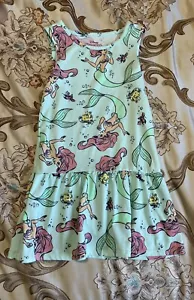 Girls Disney Princess Little Mermaid Dress Xs 4/5 T - Picture 1 of 4