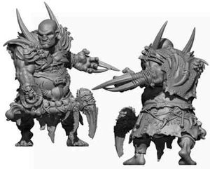 "Orco Bruto"" Massive Darkness CMoN miniatura Kickstarter esclusivo portaluce" - Foto 1 di 1