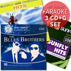 60s POP, 80s Hits and The Blues Brothers Triple CD Karaoke CD+G Disc Set CDG