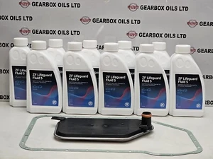 GENUINE ZF 5HP19 5 SPEED AUTOMATIC GEARBOX FILTER, GASKET & 10L OIL SERVICE KIT - Picture 1 of 7