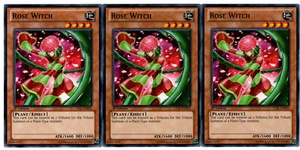 Yugioh- 3X Rose Witch - Common - 1st Edition - LVAL-EN093 - Near Mint - Picture 1 of 1
