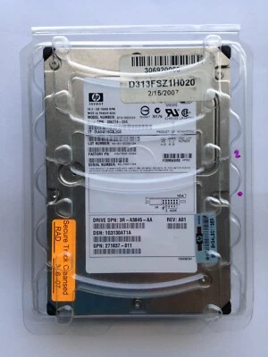 New HP BF01885A34 286774-004 Ultra 320 SCSI 18.2GB 3.5" Hard Drive 15000RPM - Image 1 of 4