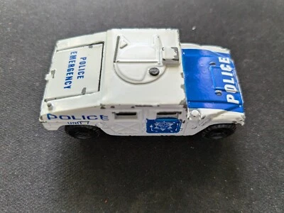 1994 Tyco Matchbox White Hummer Police Emergency Vehicle - Image 1 of 4