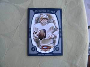 2009 Donruss Threads - Pro Gridiron Kings #6 Archie Manning /150 (MEM)