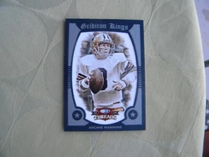 2009 Donruss Threads - Pro Gridiron Kings #6 Archie Manning /150 (MEM) - Bild 1 von 2