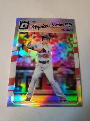 Donruss Optic Silver Prizm Stephen Piscotty #139 St. Louis Cardinals 2017 Foto 1 de 2