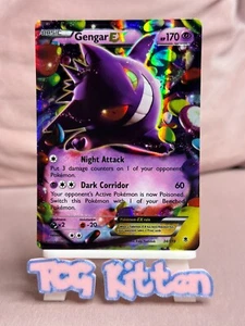 Gengar EX 34/119 Card 'A' (Regular Sized) Phantom Forces NM/LP TCGKITTEN - Picture 1 of 2