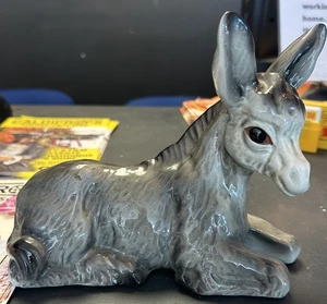 Figura burro cerámica vintage - Imagen 1 de 5