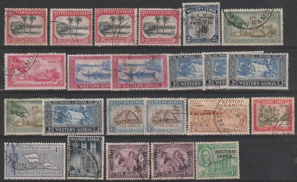 274) САМОА 1935 / 1953 Б/У КОЛЛЕКЦИИ - ВСЕ ИДЕАЛЬНО - Изображение 1 из 1