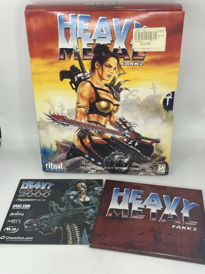 Heavy Metal Fakk 2 Big Box For PC. 2000 RARE - Image 1 of 4