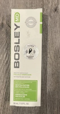Bosley MD Healthy Hair & Scalp Follicle Energizer Biotina Cafeína 1 fl. oz. Nuevo Foto 1 de 2