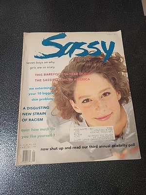 Vintage SASSY magazine JANUARY 1991 Sassiest Girl Winner Issue - Image 1 of 4