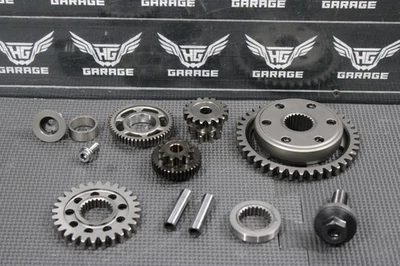 2019 HONDA CRF450RX ПОЛНЫЙ КОМПЛЕКТ ОРИГИНАЛЬНЫХ РЕДУКТОРОВ МУФТЫ ПРИВОДА СТАРТЕРА - Изображение 1 из 4