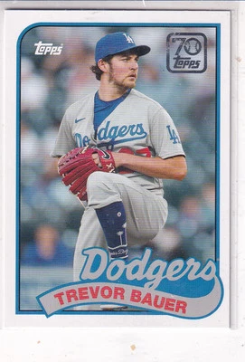 2021 Topps Update #70YT-39 Trevor Bauer 70 Years of Topps Baseball - Image 1 of 2