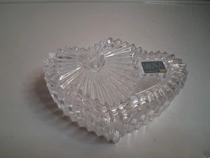 Mikasa forever Heart Crystal Jewelry Vanity Trinket Box - Picture 1 of 4
