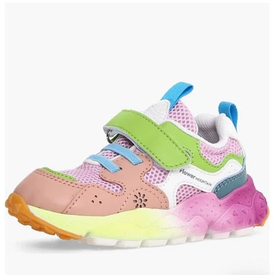 NUEVO CON ETIQUETAS Flower Mountain X Naturino Yamano 3 Junior en Gris-Violeta-Verde Lit. - Talla 12 Foto 1 de 4