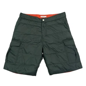J. Lindeberg Herren Gr. M Gänsedaunen grün gesteppt Druckknopf Golf isoliert Cargo Shorts - Bild 1 von 5
