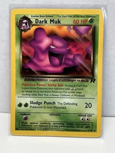 Dark Muk Team Rocket Unlimited 41/82 Pokemon TCG Vintage WOTC - Picture 1 of 2