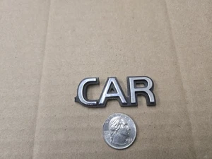 Lincoln OEM Town Car Chrome 2 3/8 Plastic Emblem Badge logo Nameplate Name Plate - Picture 1 of 4