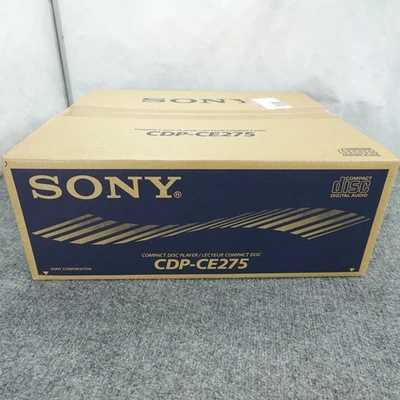 Sony CDP-CE275 5 Disc CD Player Carousel Changer Black Stereo New Factory Sealed - Image 1 of 4