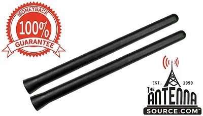 **CORTO** MÁSTILES DE ANTENA DE 6 3/4" - SE ADAPTA A: 89-22 Harley Davidson Tour Glide - PACK DE 2 Foto 1 de 4
