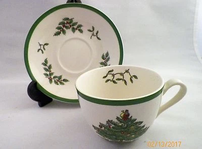 Spode Christmas Tree  Cup & Saucer - Image 1 of 2
