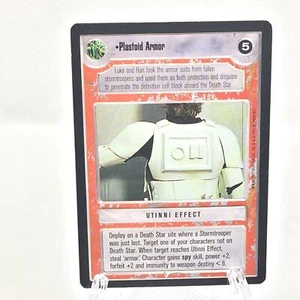 Star Wars CCG Premiere Limited BB Black Border Light Plastoid Armor Stromtrooper - Picture 1 of 1