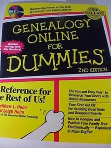 Genealogy Online For Dummies 2nd Edition IDG Books Includes CD Never Opened - Imagen 1 de 4