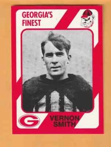 Vernon Smith Georgia Bulldogs 1989 card #17 Macon GA - Picture 1 of 2