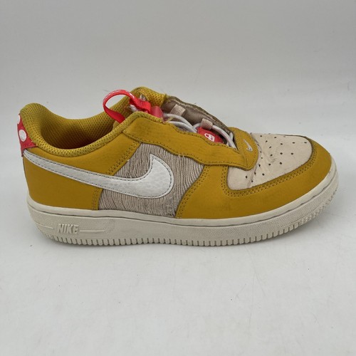 Nike Kids Air Force One Toggle SE Mushroom Sneakers DQ0365 700 Taglia 1 5 Youth
