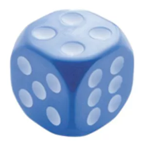 Blue Dice Shift Knob - Manual Shift Custom Kustom Hot Rod Vintage - Foto 1 di 1