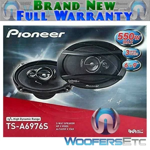 PIONEER TS-A6976S 6"x9" 550W 3-WAY LOUD MOTORCYCLE CAR AMPLIFIER SPEAKERS NEW - Picture 1 of 6