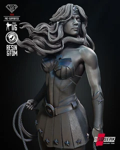 WONDER WOMAN, RED SON, DC COMICS, 1/4-1/24, FIGUR, 3D-DRUCK, STATUE, B3DSERK,MFW - Bild 1 von 20