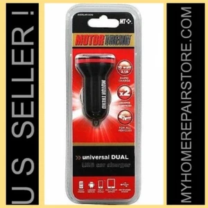 US SELLER! FREE S&H! — MOTOR TREND — 2.1 AMP —DUAL PORT USB — CAR PHONE CHARGER - Picture 1 of 5