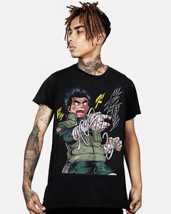 Rock Lee T-Shirt Manga Strip Naruto Kakashi Anime Manga Unisex Tshirt Soft Tee - Picture 1 of 2
