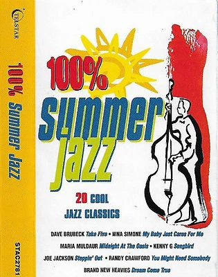 Various 100% Summer Jazz CASSETTE ALBUM Cool Jazz, Soul, Soul-Jazz  - Image 1 of 4