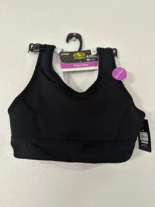 Athletic Girls 2 Pack Sport Bras Size 38 White/Black - Picture 1 of 2